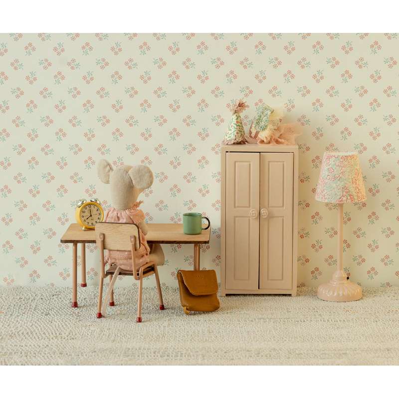 Maileg Vintage Golvlampa - Mus - Rosa 