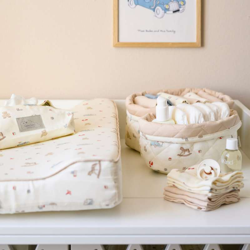 Cam Cam Copenhagen Tvättlappar - 4-pack - GOTS - Vintage Toys 