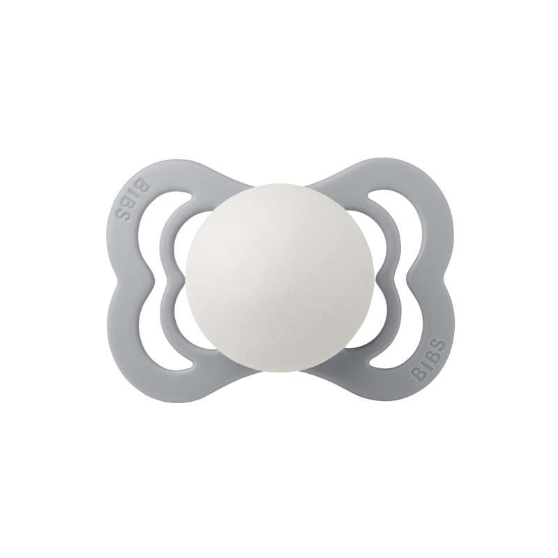 Bibs Supreme Napp - strl. 1 - Silikon - GLOW - Moln 