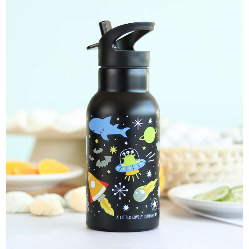 A Little Lovely Company Ståldrickkeflaska - 350ml - Galaxy 