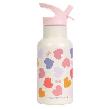 A Little Lovely Company Termos Ståldrickflaska - 350 ml - Hearts 