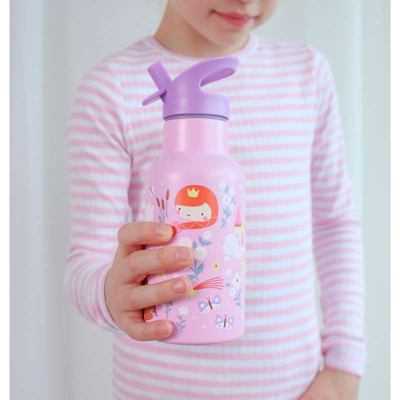 A Little Lovely Company Termos stålflaska - 350ml - Prinsessor 