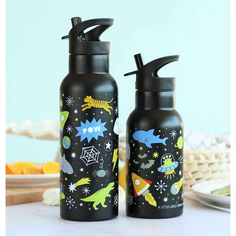 A Little Lovely Company Ståldrickkeflaska - XL - 500ml - Galaxy 