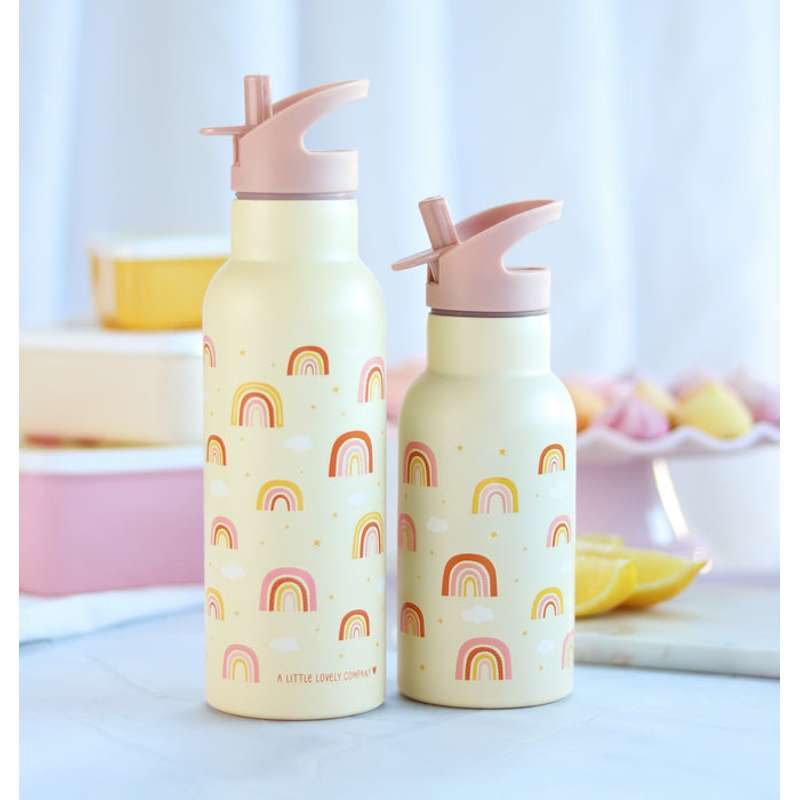 A Little Lovely Company Termosflaska XL - 500 ml. - Regnbågar 