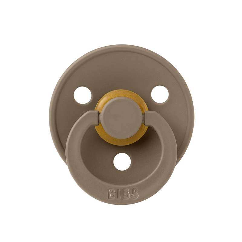 BIBS Symmetrisk Colour Sut - strl. 1 - naturgummi - Mörk ek 