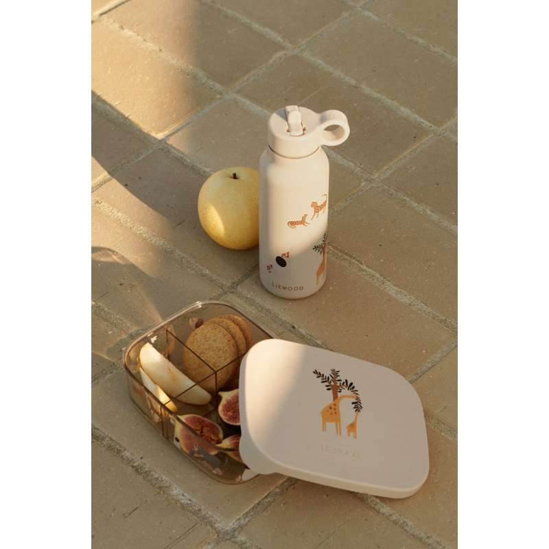 Liewood Falk Drickflaska - Rostfritt Stål - 350ml - Safari/Sandy Mix 