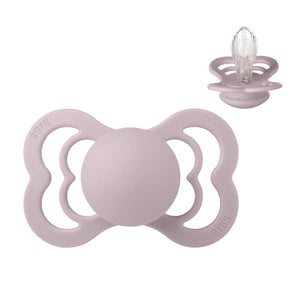 BIBS Symmetrisk Supreme Napp - Stl. 2 - Silikon - Dusky Lilac