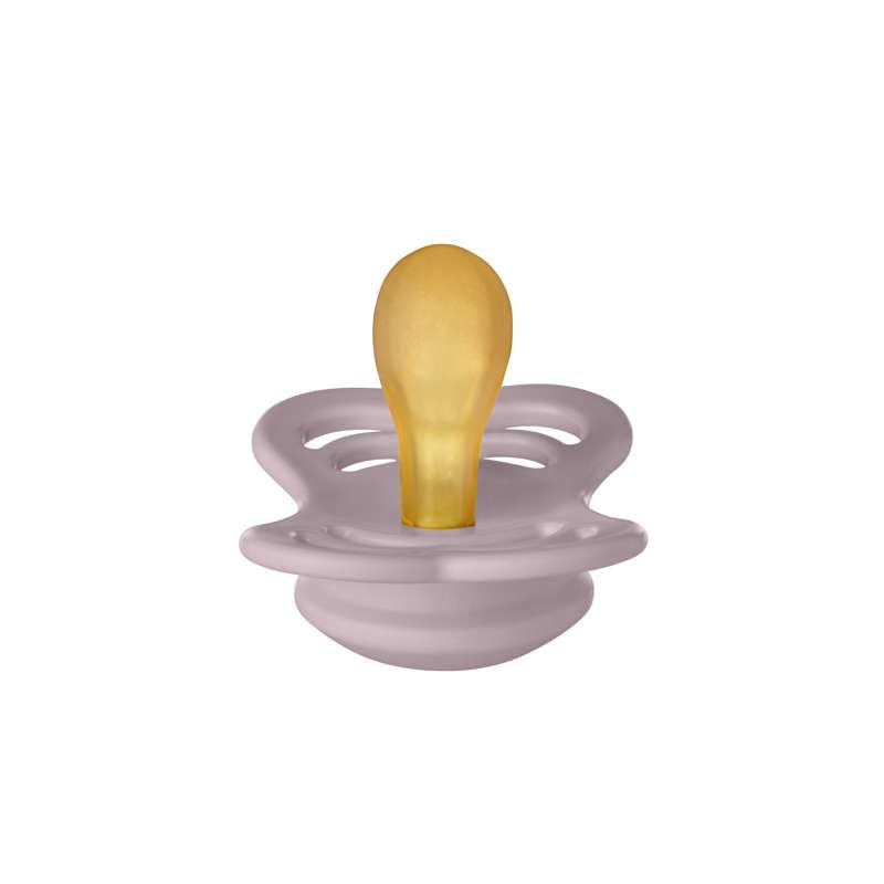 Bibs Supreme Napp - strl. 1 - naturgummi - Dov lilac 