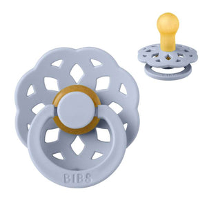 Bibs Boheme Napp - strl. 1 - naturgummi - Dammblå 