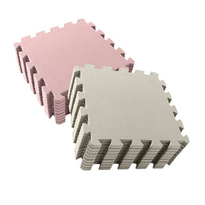 Kid'oh Skumleksgolv - 2 x 9 bitar - Rock/Dusty Rose 