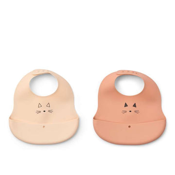 Liewood Ember Hagesmäk - 2-pack - Katt/Äppelblom/Toscana Ros 