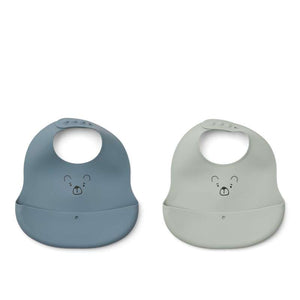 Liewood Ember Hagesmäk - 2-pack - Mr. Bear/Dove Blue/Whale Blue 