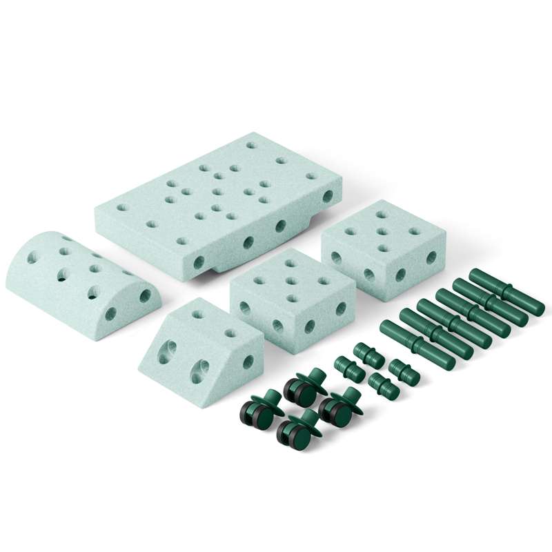 MODU Explorer Byggesät - Ocean Mint/Skogsgrön 