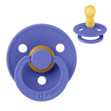 BIBS Rund Color napp - strl. 2 - naturgummi - Grape 