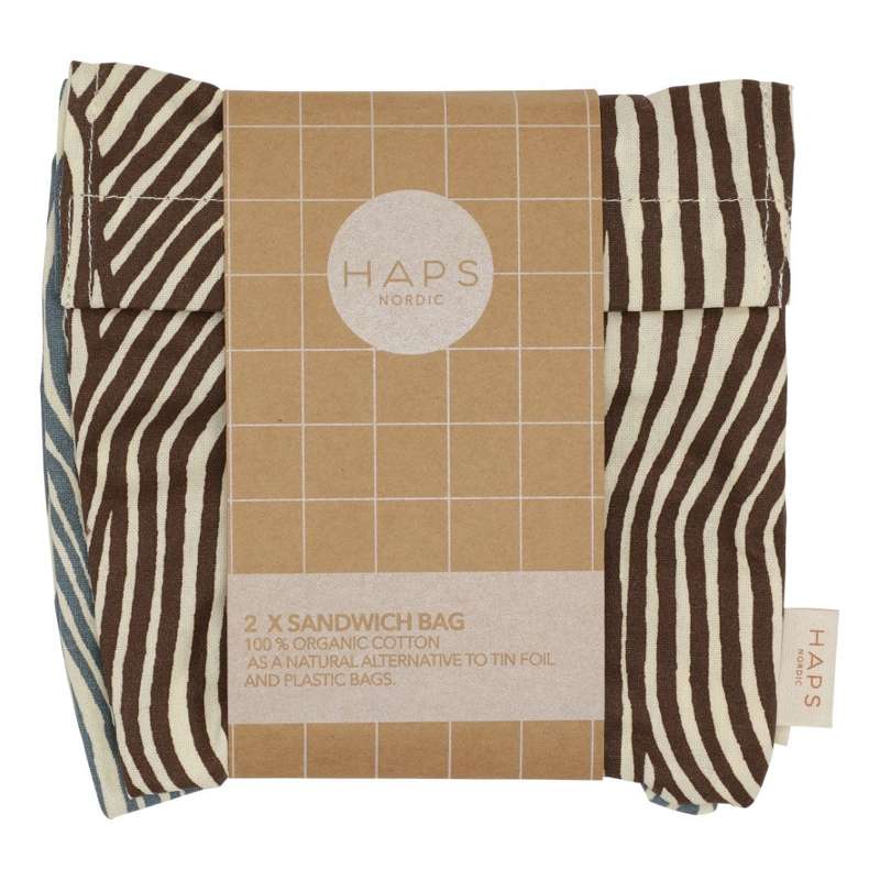 HAPS Nordic Smörgåspåsar - 2-Pack - Winter Wave 