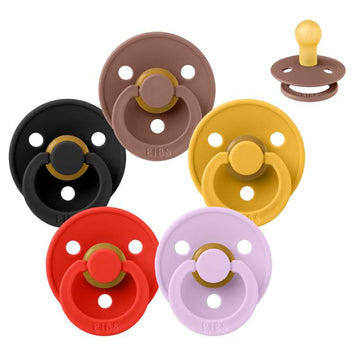 Bibs Rund Colour Napp - bundle - 5 st. - strl. 1 - Glad Halloween 