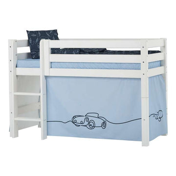 Hoppekids Gardin till Säng - CARS - Flera Storlekar - Dream Blue 