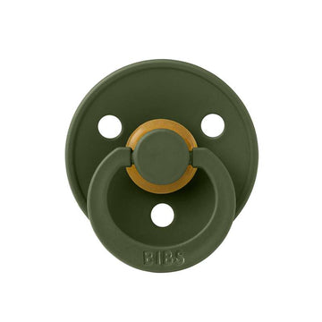 BIBS Symmetrisk Colour Sut - strl. 1 - naturgummi - Jägaregrön 