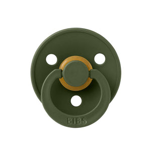 BIBS Symmetrisk Colour Sut - strl. 1 - naturgummi - Jägaregrön 