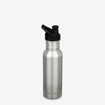 Klean Kanteen Classic Drickflaska - SportCap - 532ml - Borstad rostfritt stål 