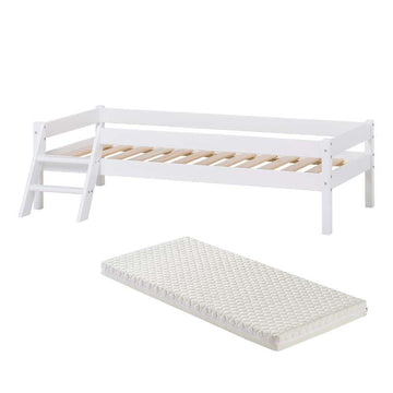 Kid'oh Juniorsäng m. Sweet Dream Madrass - Svanenmärket - 70x160 cm - Vit 