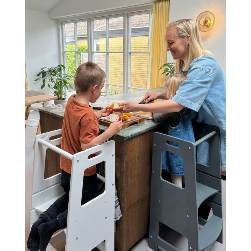 Kid'oh Hjälpa till pall träd - Grå 