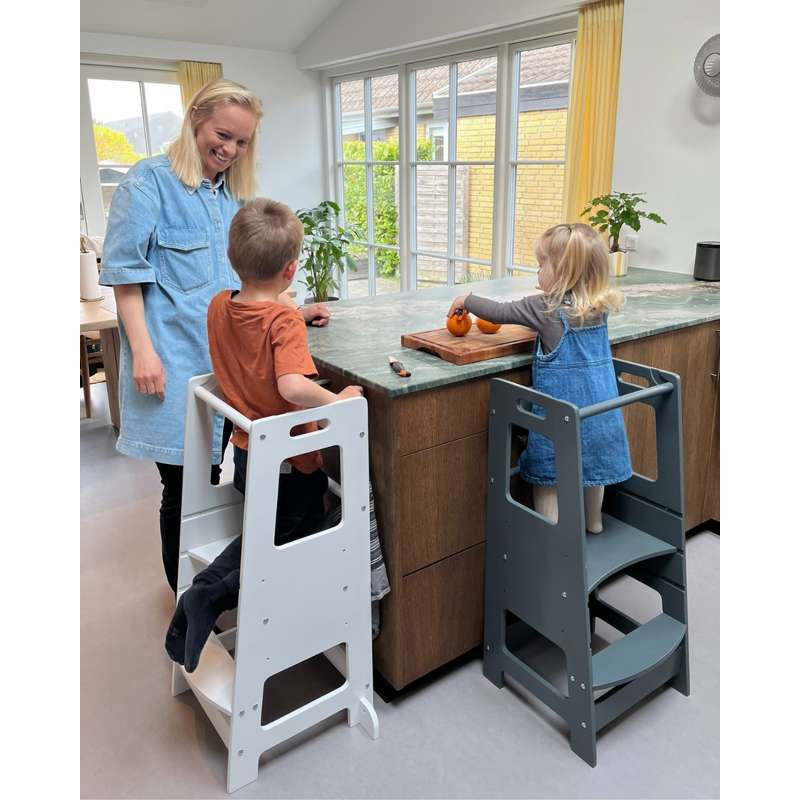 Kid'oh Hjälpa till pall träd - Vit 