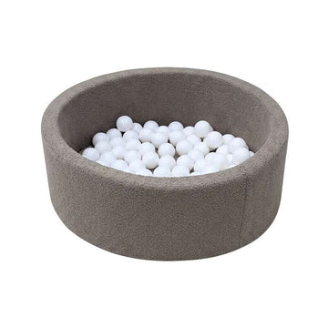 Kid'oh bollhav - Teddy - Taupe - med 100 bollar - White 