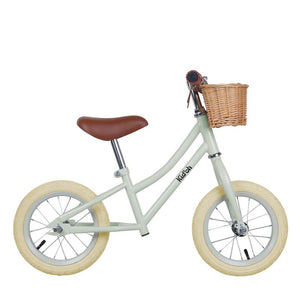 Kid'oh Löparcykel m. Cykelkorg - Sage Sand 