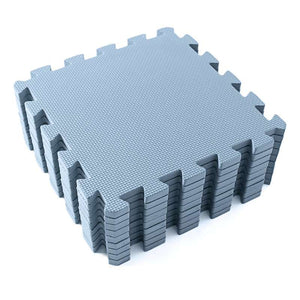 Kid'oh Skumleksakgolv - 9 bitar - Dusty Blue 