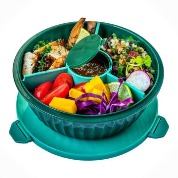 Yumbox Matlåda - Poke Love Bowl - 4 rum - Grönkål Grön 