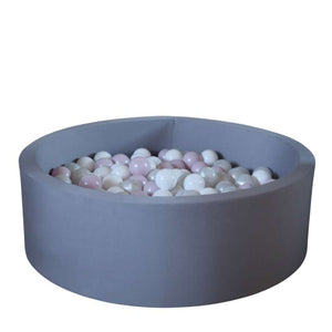 Kid'oh bollhav - 300 Bollar - Grå - Vit/Pärl/Ljus Rosa Pärl 