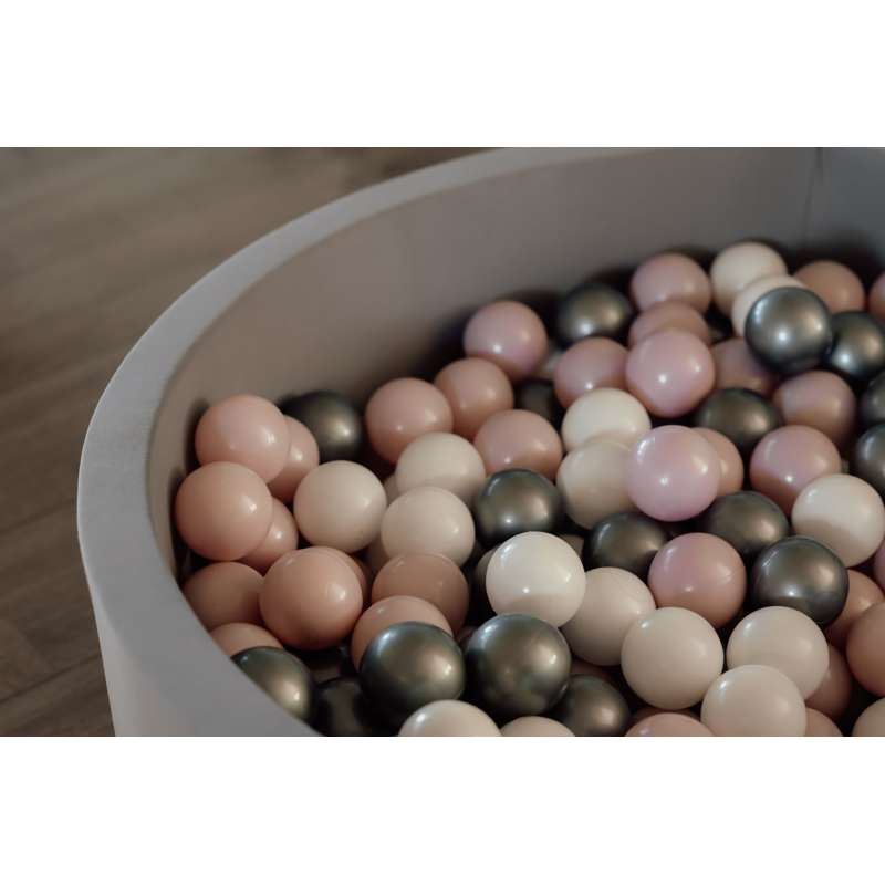 Kid'oh bollhav - 300 Bollar - Grå - Vit/Silver/Ljus Rosa Pärla 