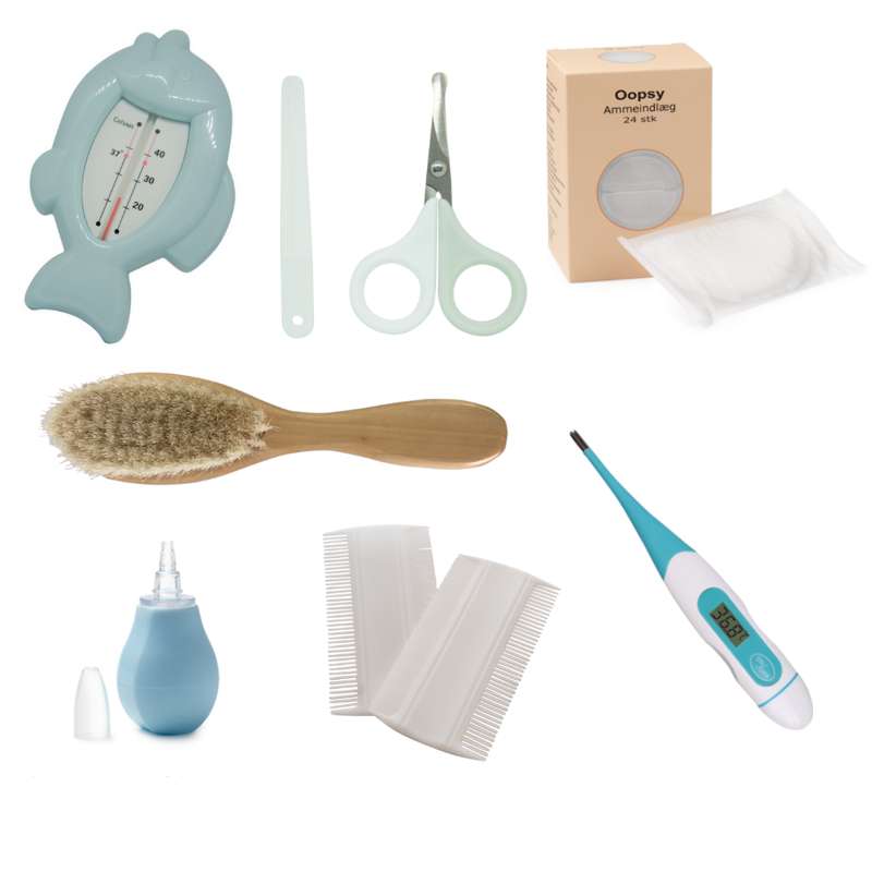 Oopsy Startpaket m. Vårdtillbehör - Till Baby - Blå 