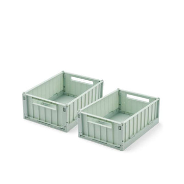 Liewood Weston Förvaringsbox - 2-pack - Liten - Ljus Pepparmint 
