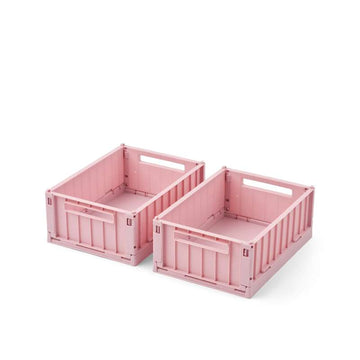 Liewood Weston Förvaringslåda - Small - 2-pack - Rose Blush