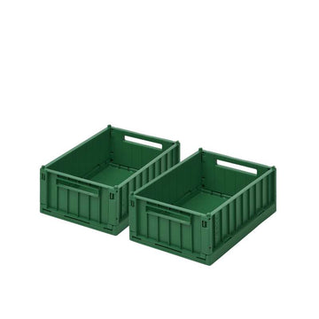 Liewood Weston Förvaringslåda - Small - 2-pack - Garden Green