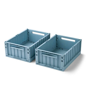 Liewood Weston Förvaringslåda - 2-pack - Medium - Beach Blue 