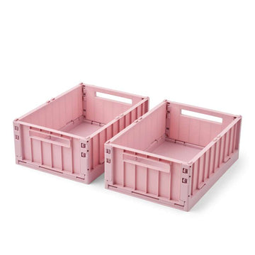 Liewood Weston Förvaringslåda - Medium - 2-pack - Rose Blush
