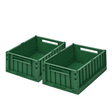 Liewood Weston Förvaringslåda - Medium - 2-pack - Garden Green