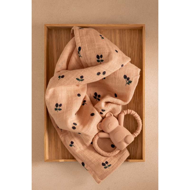 Liewood Lewis Muslin Tygklädslar - 2-pack - Mini Berry/Pale Tuscany 
