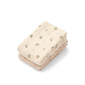 Liewood Lewis Muslinblöjor - 2-pack - Mini Leo/Mini Peach Mix