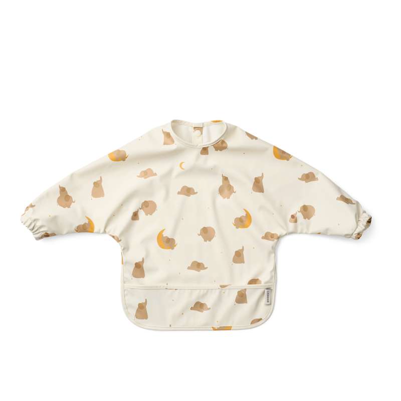 Liewood Merle Cape Bib Matstäd - Elefant/Creme de la Creme 