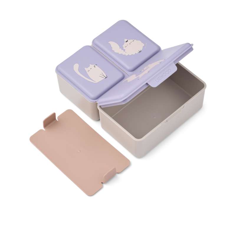 Liewood Driss Madkasse - Katt/Warm Lilac 