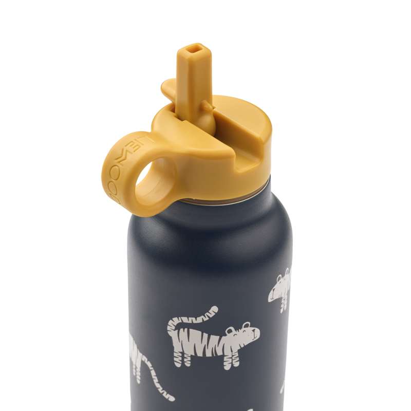 Liewood Falk Drickflaska - Rostfritt stål - 500ml - Tiger/Classic Navy 