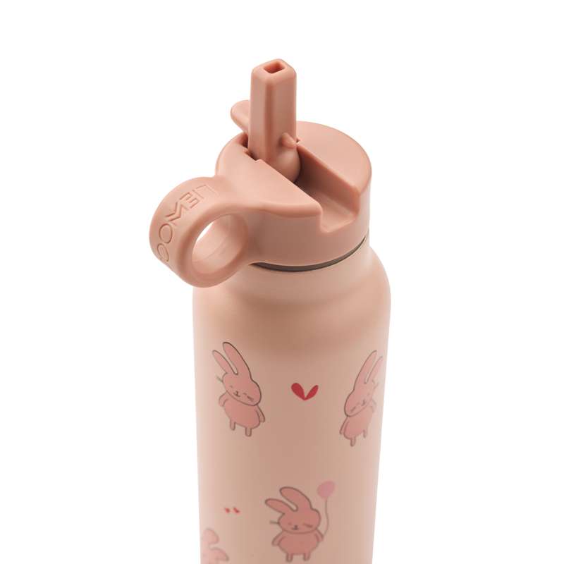 Liewood Falk Vattenflaska - Rostfritt Stål - 350ml - Wild Child/Rosey
