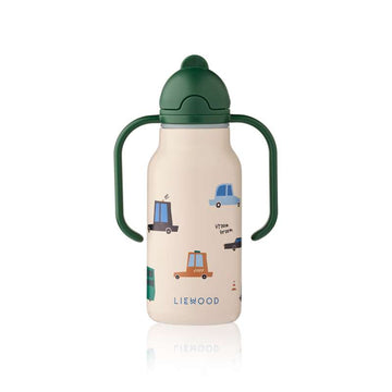 Liewood Kimmie Dricksflaska - Rostfritt stål - 250 ml - Cars/Sandy 