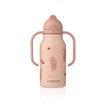 Liewood Kimmie Vattenflaska - Rostfritt Stål - 250ml - Wild Child/Rosey
