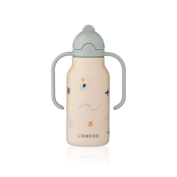Liewood Kimmie Vattenflaska - Rostfritt Stål - 250ml - Flying/Sandy