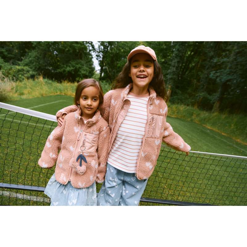 Liewood Nolan Fleecejacka - Sweethearts/Pale Tuscany 